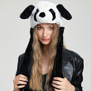 Cute Animal Earflap Plush Hat