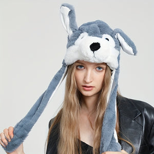 Cute Animal Earflap Plush Hat